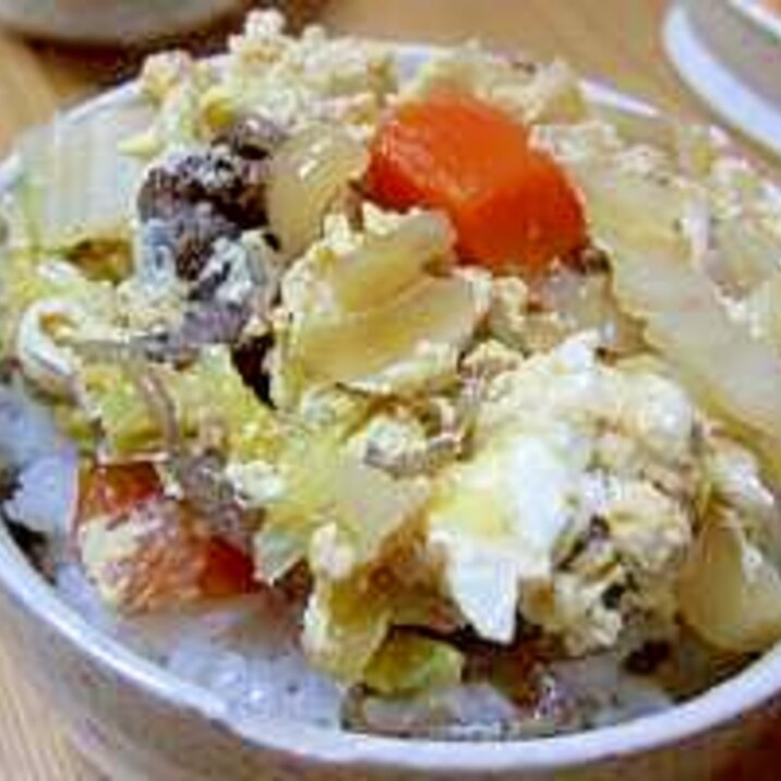 肉じゃがの次の日★肉じゃが丼